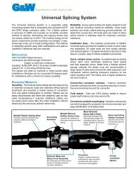 Universal Splicing System - G&W Electric