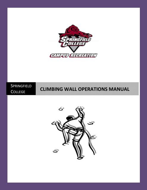 CLIMBING WALL OPERATIONS MANUAL