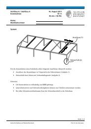 Stahlbau A - Konstruktion