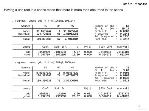 Time Series - Data and Statistical Services - Princeton University