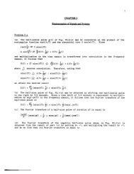 (a) The half-cosine pulse g(t) of Fig. P2.l(a) may be considered as ...