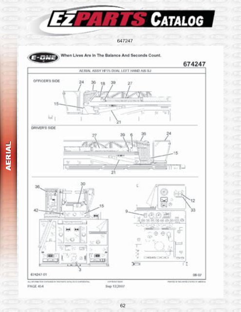 E-One Part #50793-001 - fire service, inc