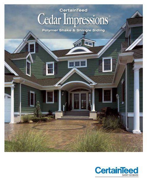 Cedar Impressions ® Brochure - CertainTeed