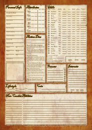 Fantasy Craft Variant Sheet - Color Fillable - Crafty Games