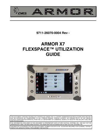 DRS ARMOR X7 Flexspace Guide - Rugged PC Review