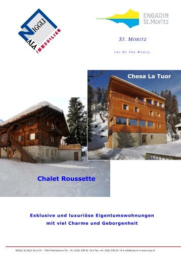 ST. MORITZ - NIGGLI ZALA Treuhand&Immobilien