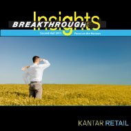 Second Half 2011 Focus on the Horizon - Kantar Retail