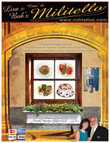 Sicilian Italian Cooking - Lisa & Bob's Citta di Militello