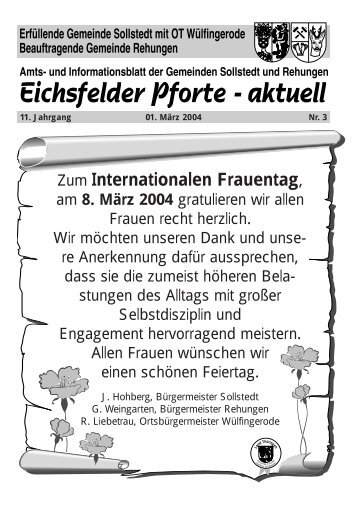 März 2004 - Gemeinde Sollstedt