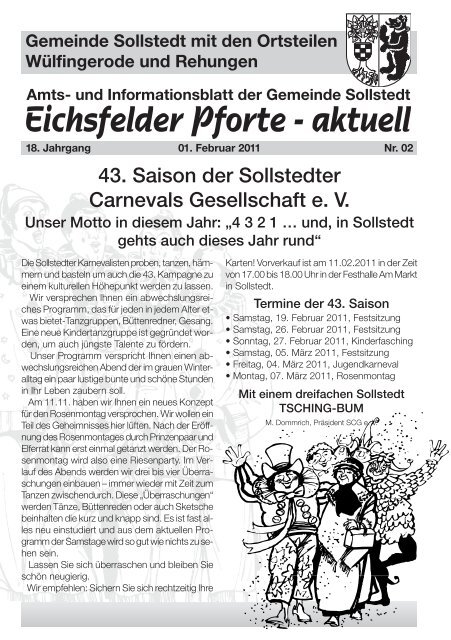 Februar 2011 - Gemeinde Sollstedt