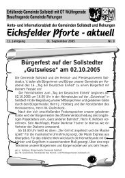 September 2005 - Gemeinde Sollstedt