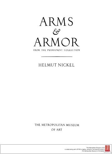 ARMS ARMOR - Metropolitan Museum of Art