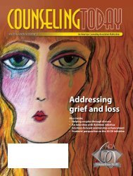 Addressing grief and loss - American Counseling Association