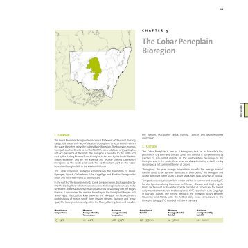 CHAPTER 9 The Cobar Peneplain Bioregion - Department of ...