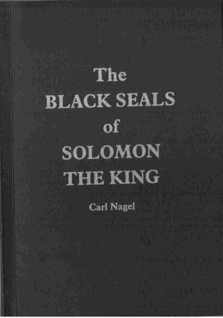 The BLACK SEALS .0f SOLOMON