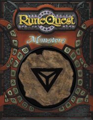 RuneQuest - Monsters - the Mithril Circle