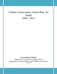 Vulture Conservation Action Plan for Nepal 2008-2013 - The Darwin ...