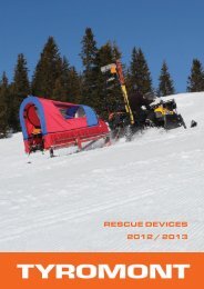 RESCUE DEVICES 2012 / 2013 - Tyromont