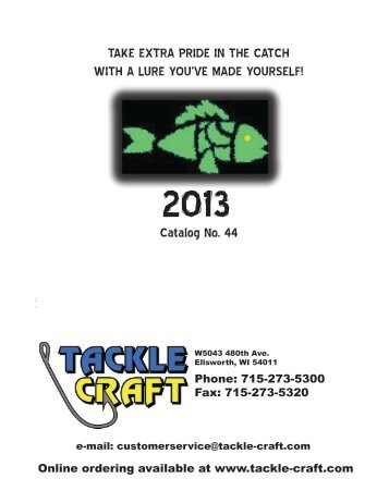 2013 cover page - Tackle Craft
