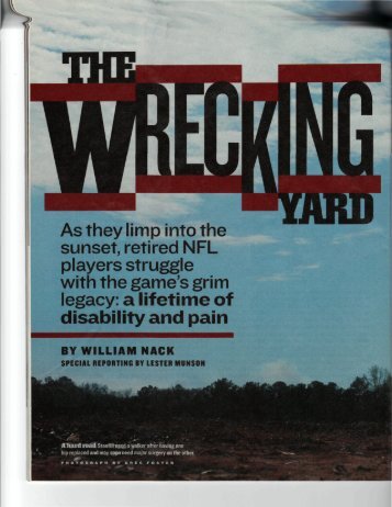 The Wrecking Yard Sports Illustrated.