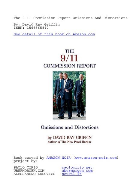 The 9 11 Commission Report Omissions And - Amazon Noir