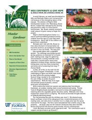 Master Gardener - Pinellas County Extension - University of Florida