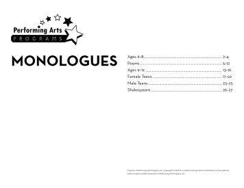 aladdin monologues dramatic christmas monologues