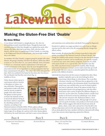 Making the Gluten-Free Diet 'Doable' - Lakewinds Natural Foods