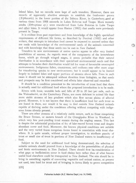 N.Z. MARINE DEPARTMENT-FISHERIE,S BULLETIN No. .į