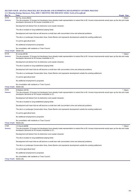 Llandudno and Llandudno Junction Register of Site Allocation