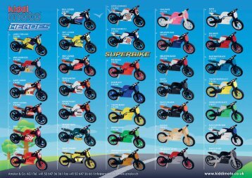 Kiddimoto-Modelle - Niggli Motos