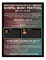 gospel music festival - LaSalle Street Church