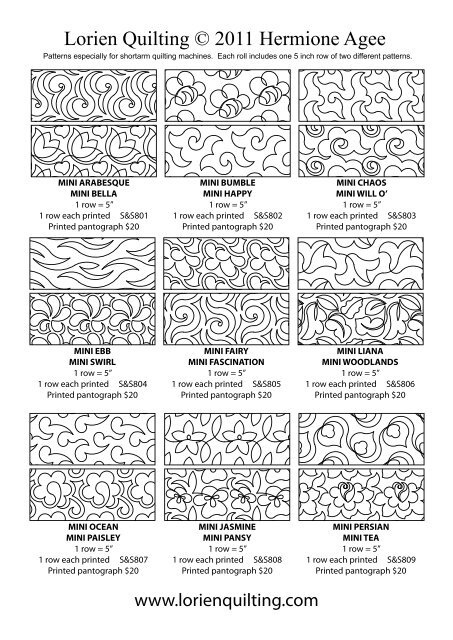 digital!patterns! - Lorien Quilting