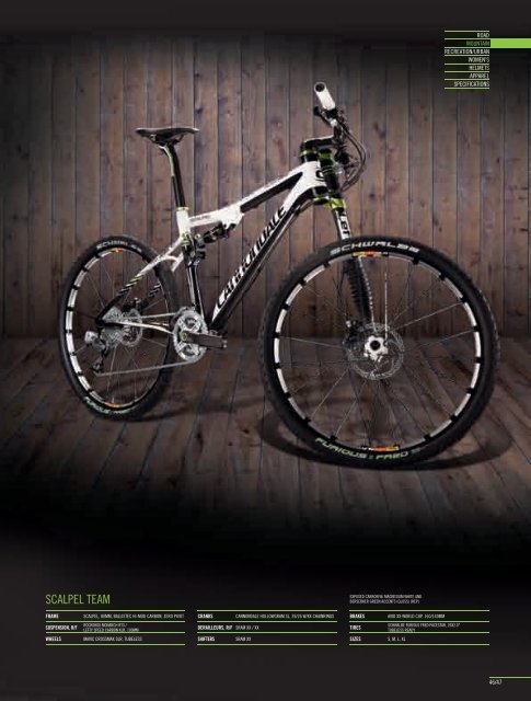 Catálogo Cannondale 2012 - Amigos del ciclismo