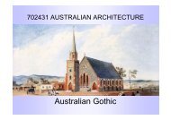 Australian Gothic - Miles Lewis