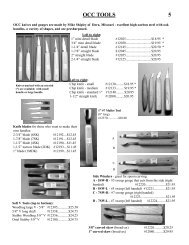 OCC TOOLS 5 - Belcher Carving Supply, LLC