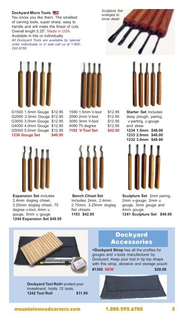 Flexcut Detail Knife - Mountain Woodcarvers