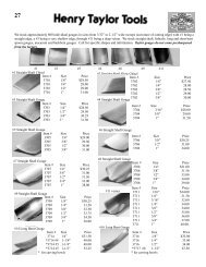 Henry Taylor Tools - Belcher Carving Supply, LLC