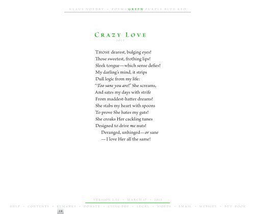 download my free PDF ebook - Klaus Nordby's "Poems Green ...