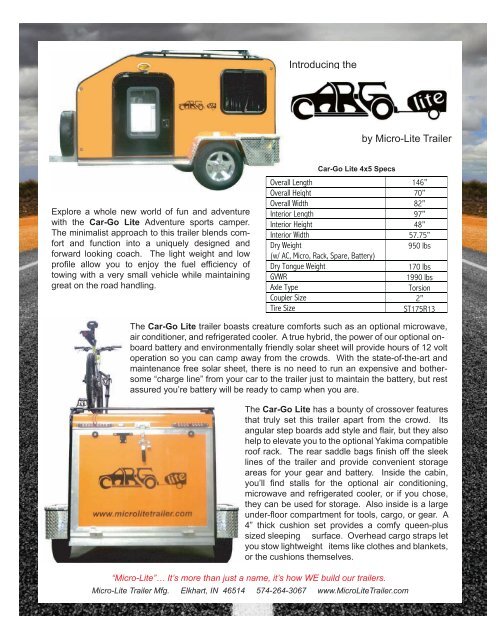 Download PDF - Micro-Lite Trailer