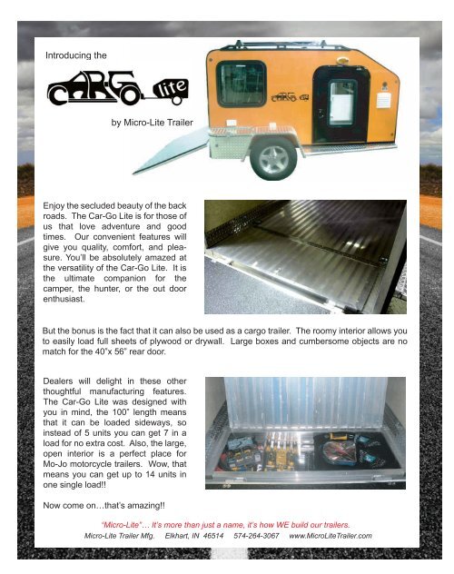 Download PDF - Micro-Lite Trailer