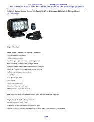 20494-24V Golight Remote Control LED Spotlight - Wired ... - PRWeb