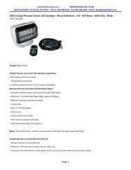 20674 Golight Remote Control LED Spotlight ... - Magnalight.com