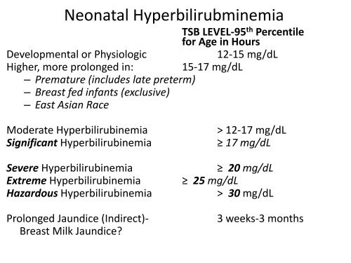 Neonatal Jaundice: When Do the Light Bulbs Go On? - Trinity Health