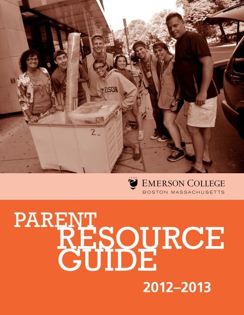 Parent Resource Guide (PDF) - Emerson College