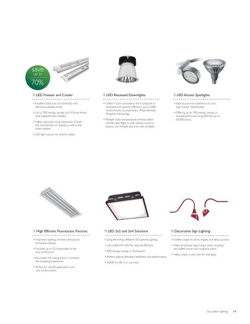 Download the gas station lighting brochure - Philips Lighting