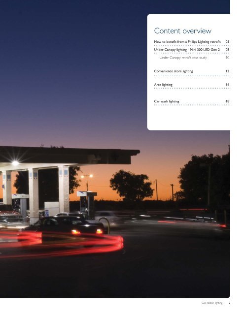 Download the gas station lighting brochure - Philips Lighting