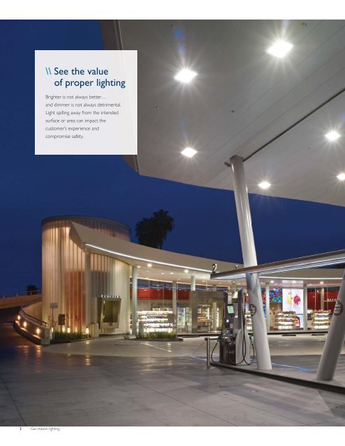 Download the gas station lighting brochure - Philips Lighting