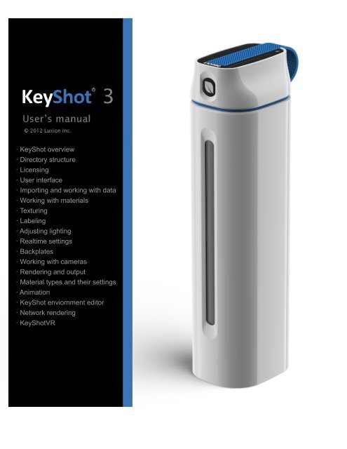 KeyShot 3 Manual (pdf) KeyShot 3 Manual (pdf)