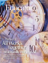 American Educator, Winter 2010-11, Vol. 34, No. 4, AFT